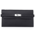 Women's Fashion Classic Lychee Pattern Cowhide Clutch Ladies Wallets