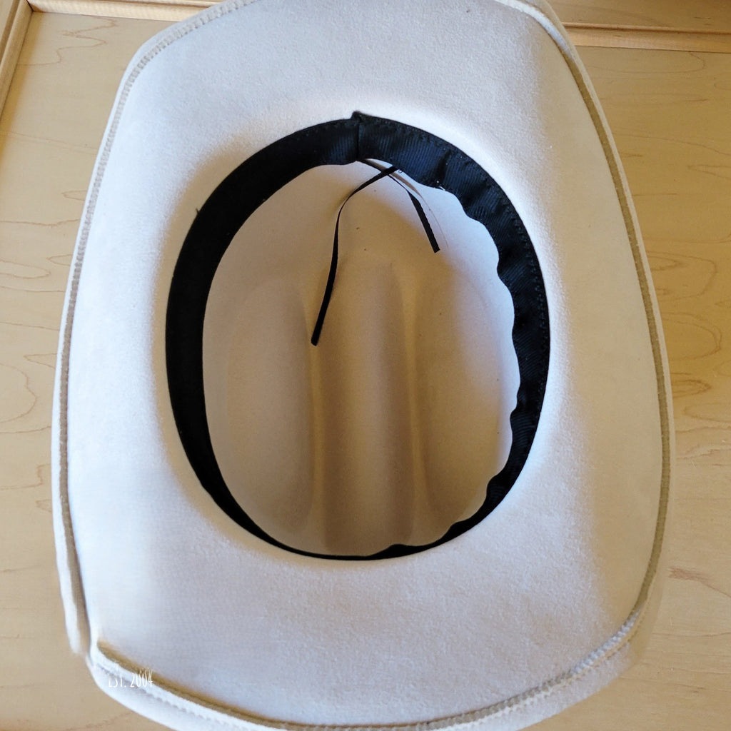 **Wide Genuine Leather Turquoise Navajo Hat Band Only w/ Turq 953i