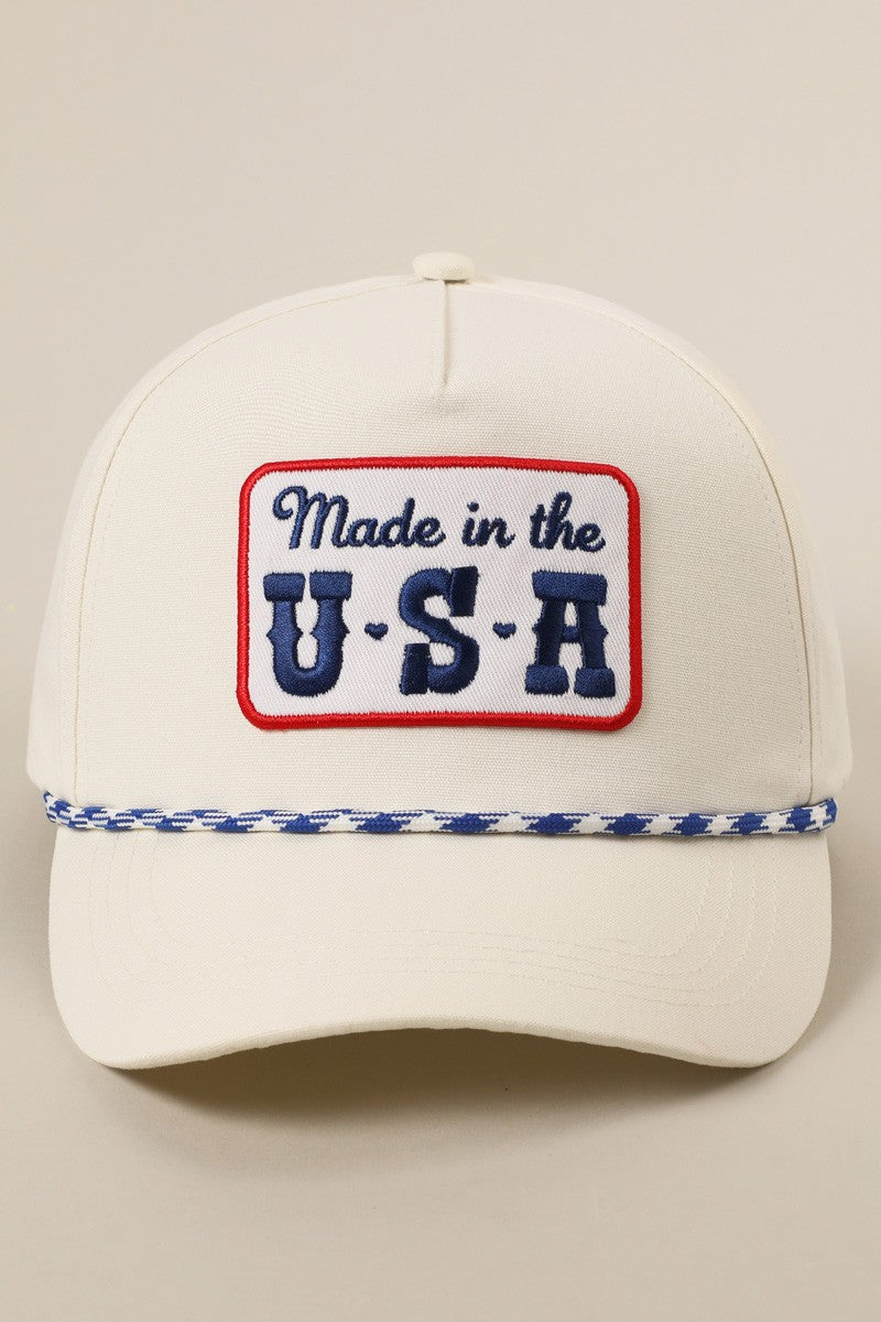 Made in The USA embroidered Hat
