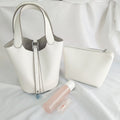 Vegetable Basket Lychee Pattern Female Versatile Handbags