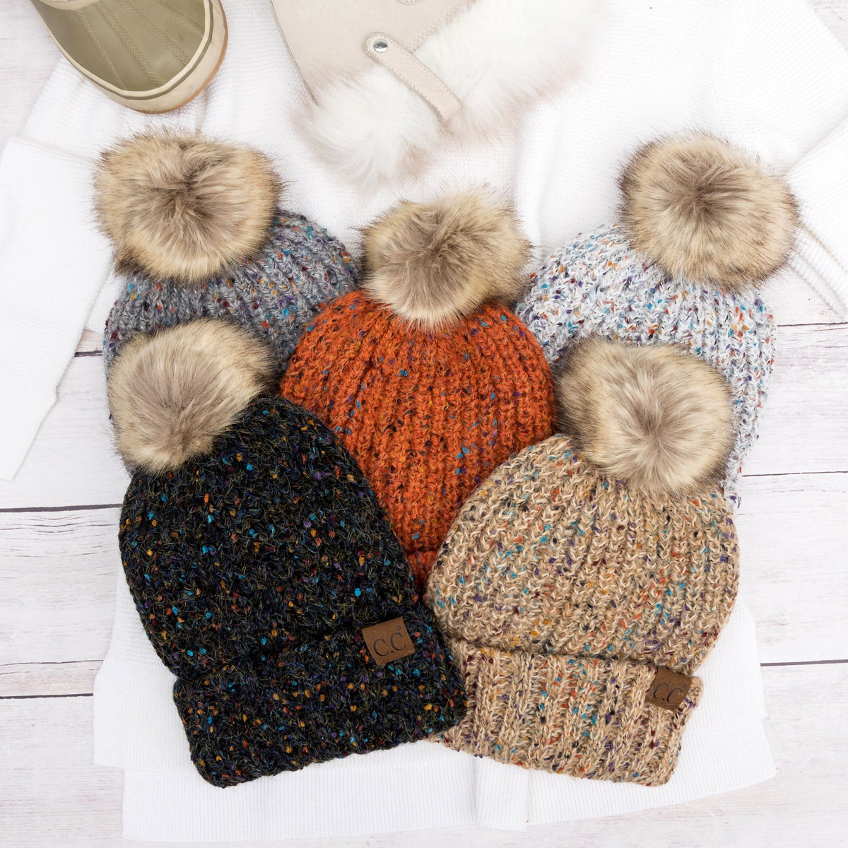 C.C® Confetti Pom Beanie