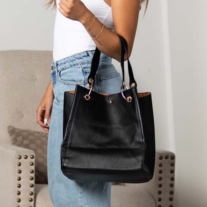 Emery Convertible Hobo Bucket Shoulder Crossbody Bag