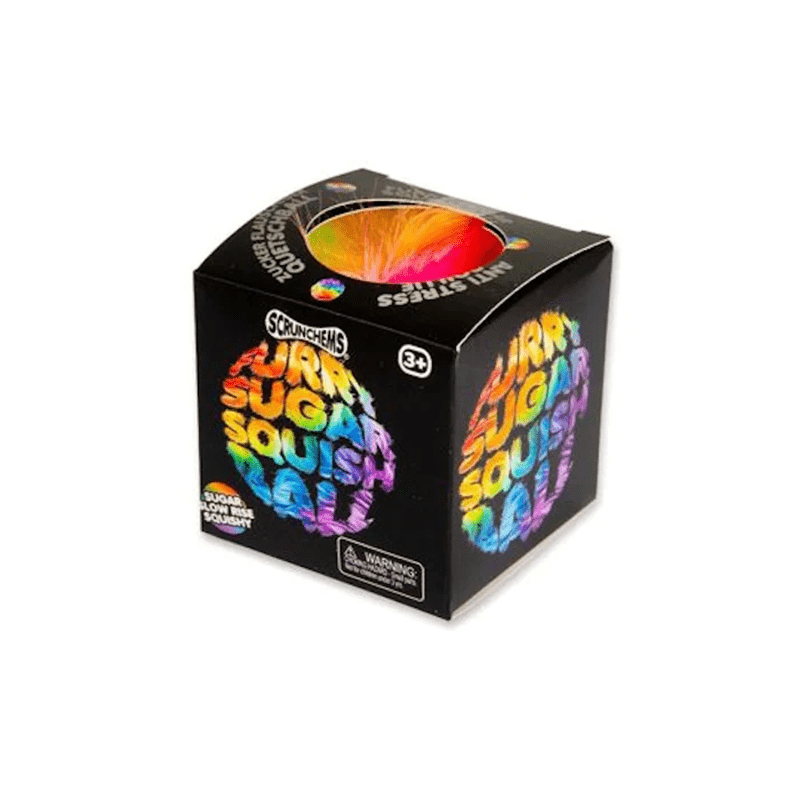 Scrunchems® Furry Sugar Ball Squishy Fidget Toy (1pc)