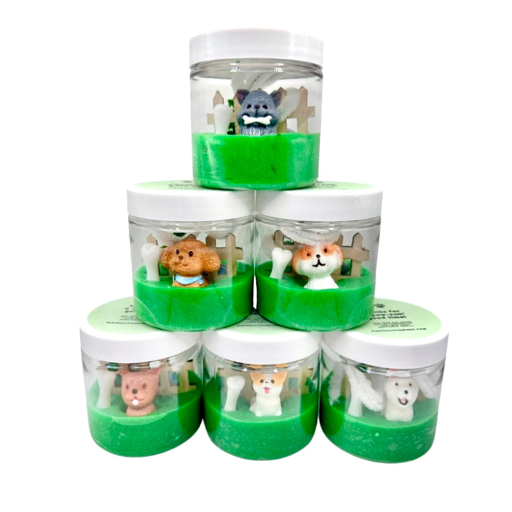 Puppy Party Mini Play Dough Favors for Kids Birthday
