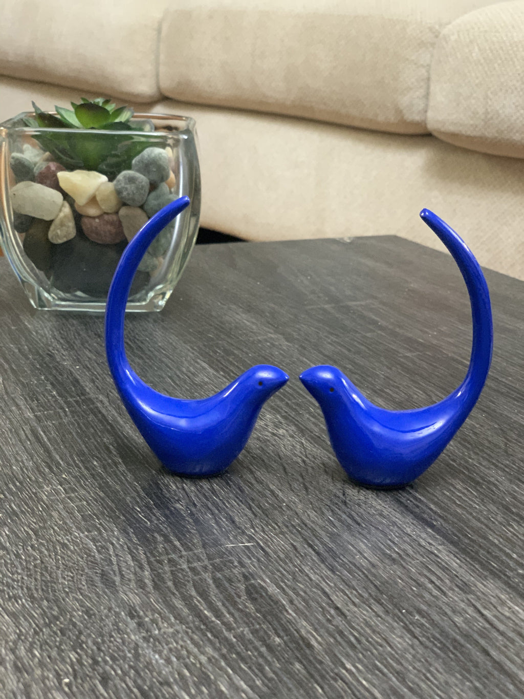 Vibhsa Blue Bird Figurines of Health and Happiness