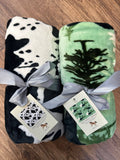 WESTERN COZY BEARS BABY COLLECTION PLUSH BLANKET - GREAT FOR PETS TOO!