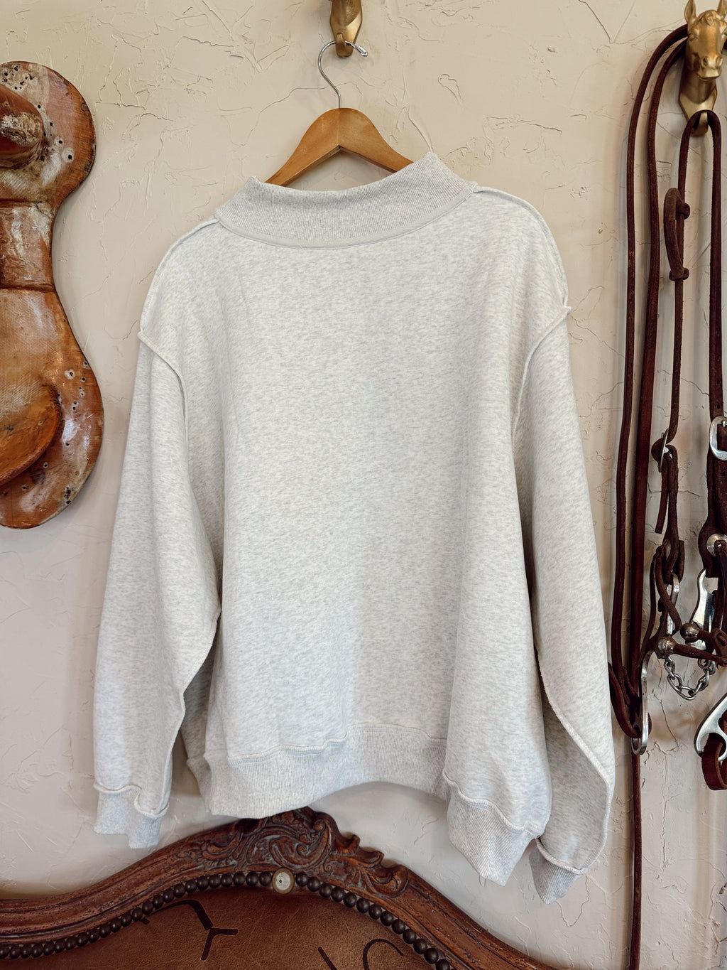 The Reversible Jesus Mock Neck Sweatshirt