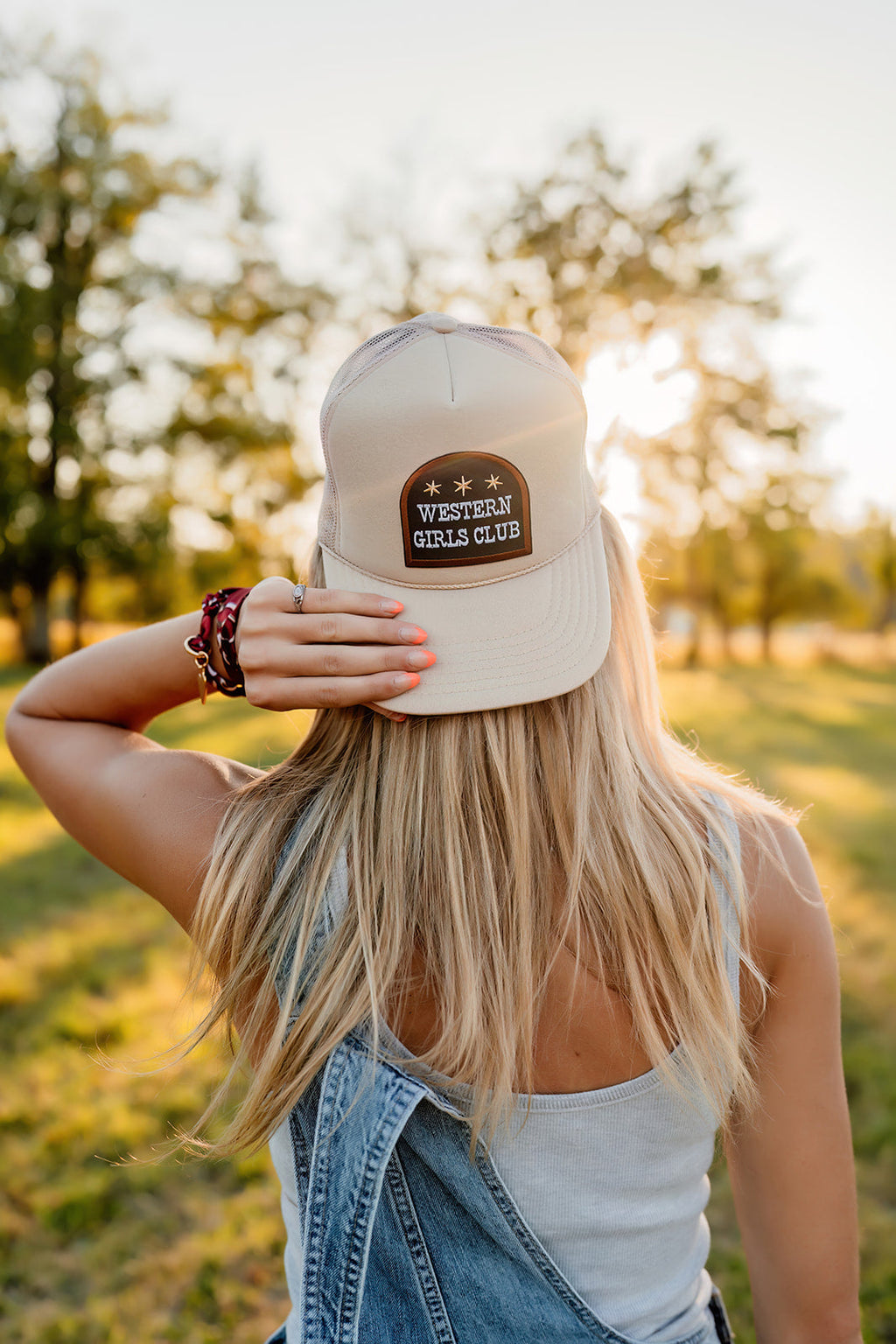 Western Girls Club - Embroidered  Patch on Trucker Hat
