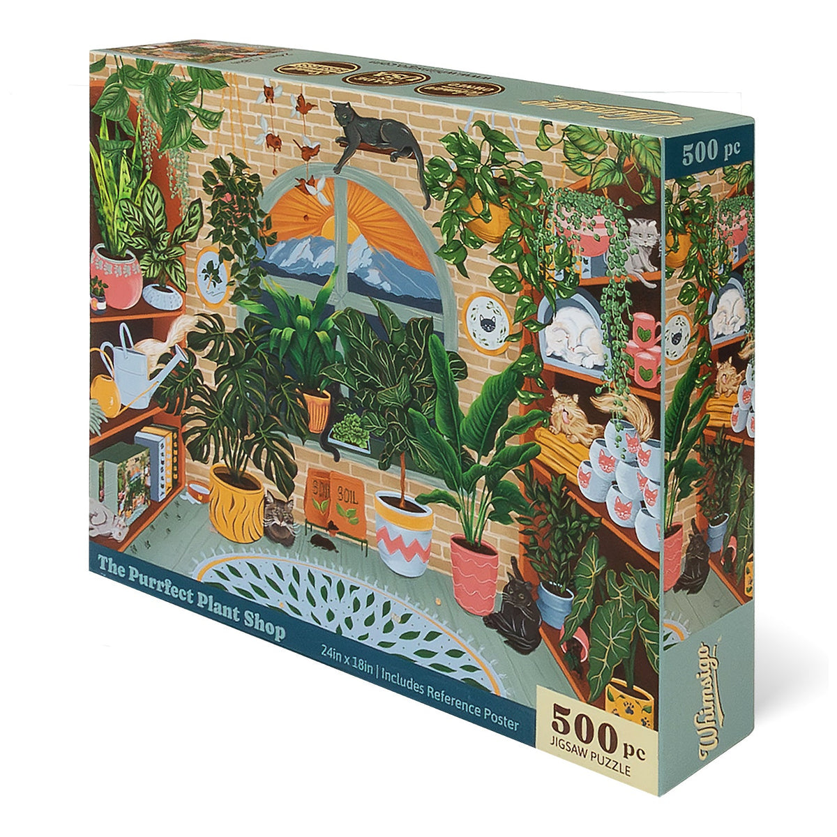 The Purrfect Plant Shop (500 Piece) Jigsaw Puzzle
