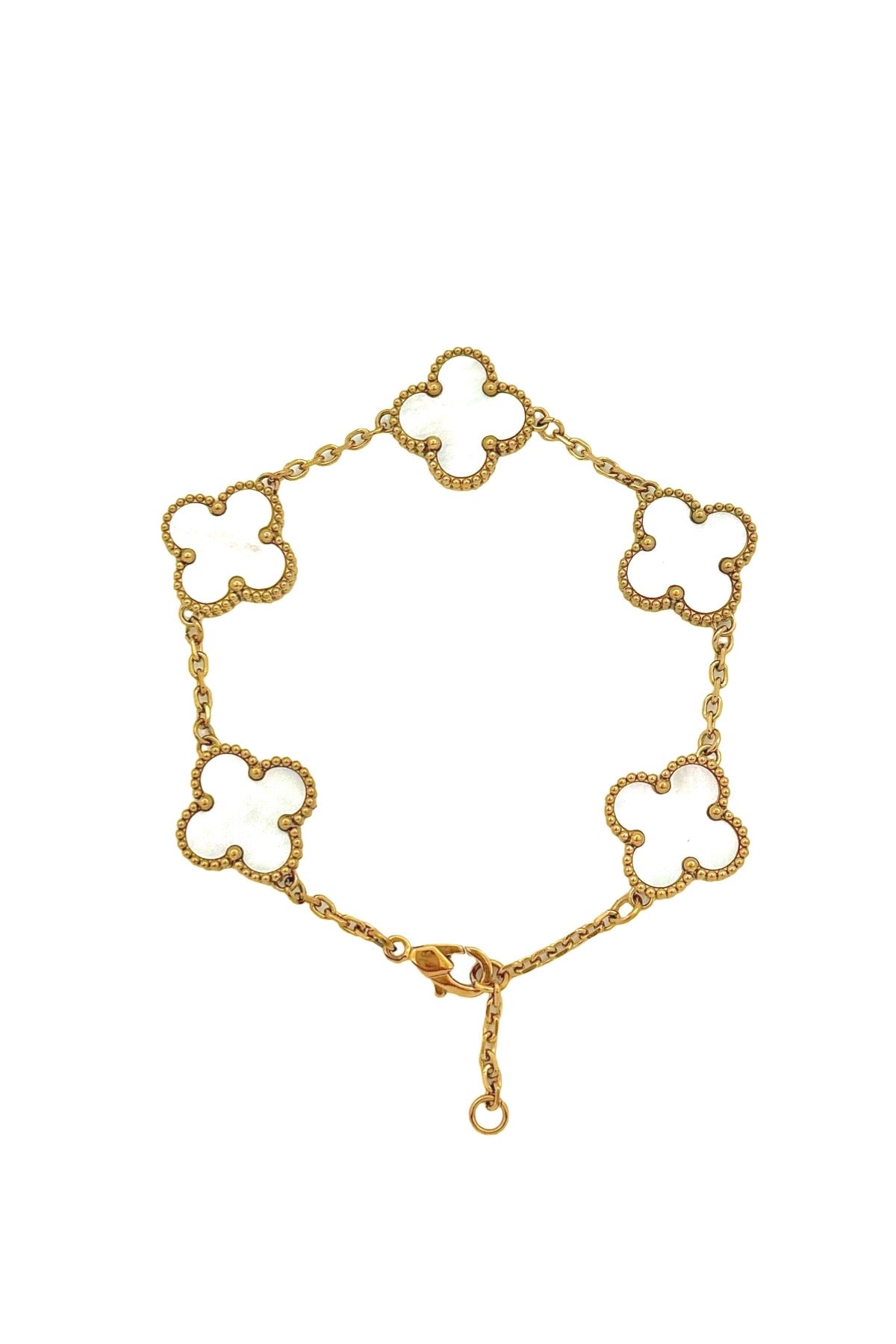 5 Pearl Clover Bracelet