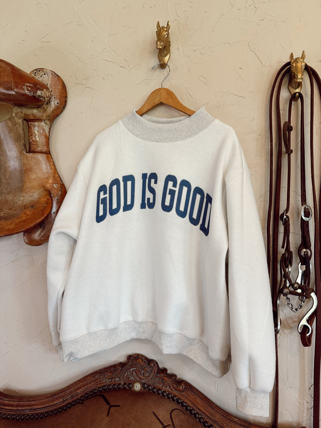 The Reversible Jesus Mock Neck Sweatshirt