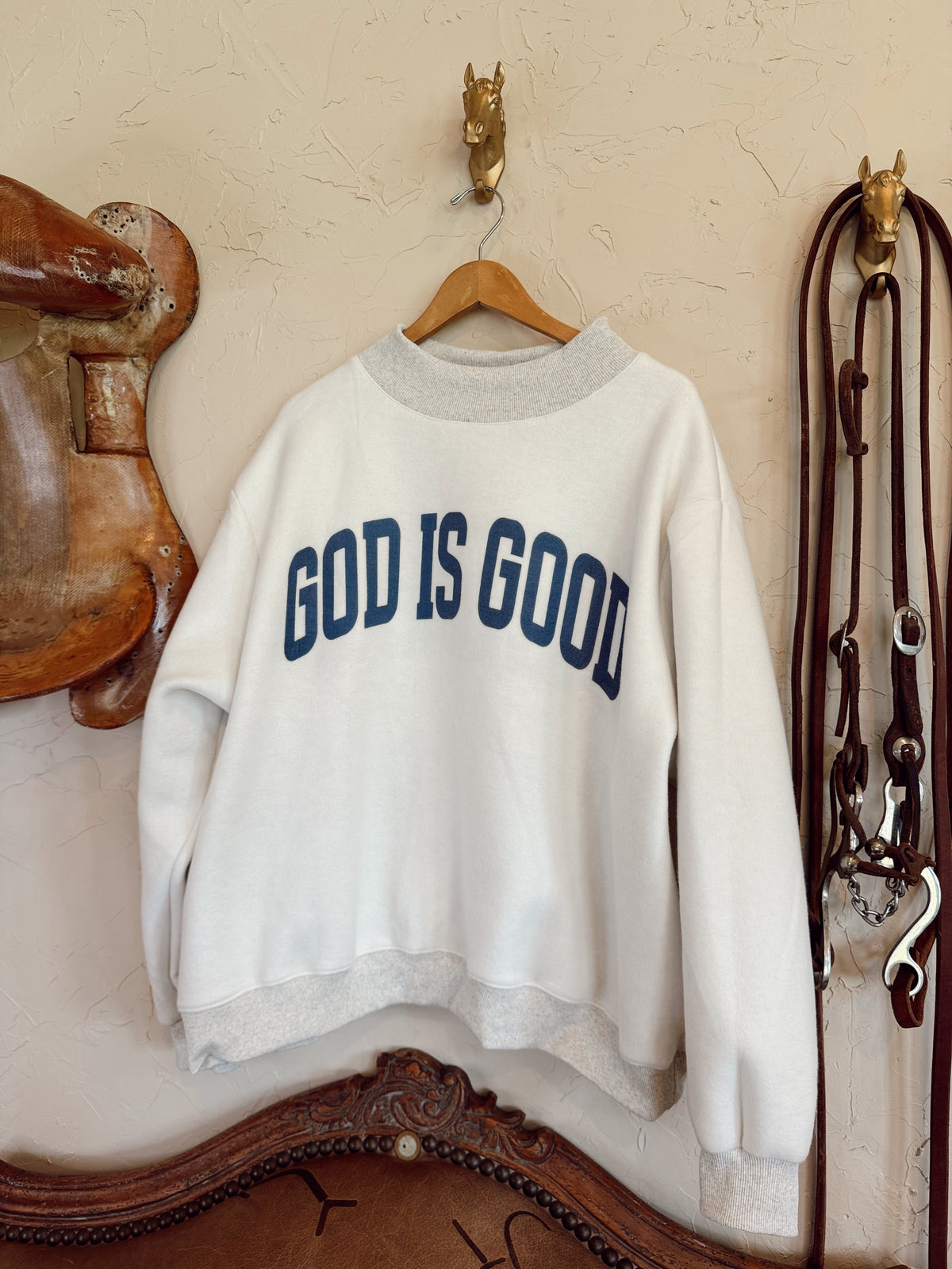 The Reversible Jesus Mock Neck Sweatshirt