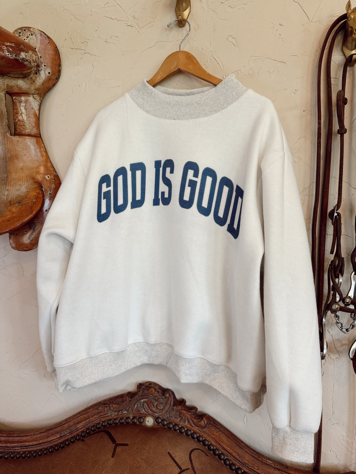 The Reversible Jesus Mock Neck Sweatshirt
