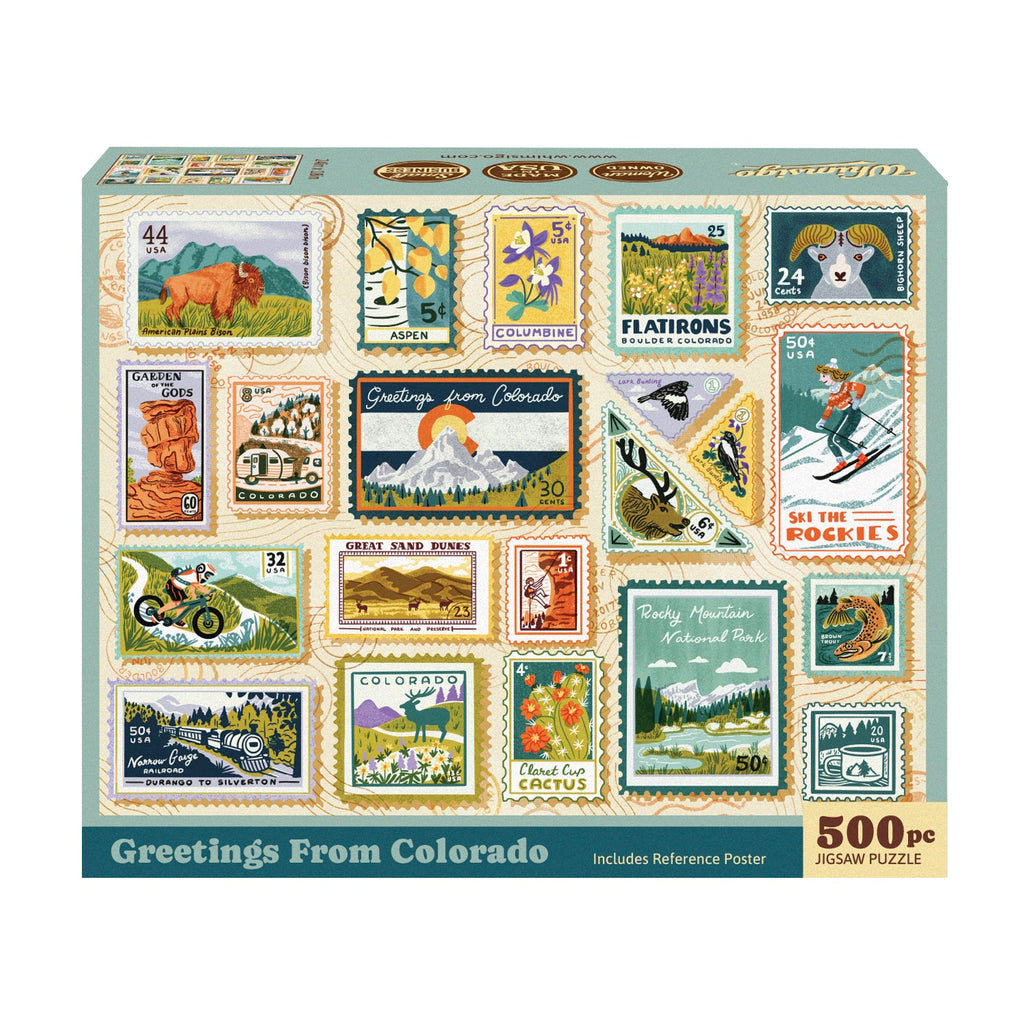 Greetings from Colorado (500 Piece) Jigsaw Puzzle