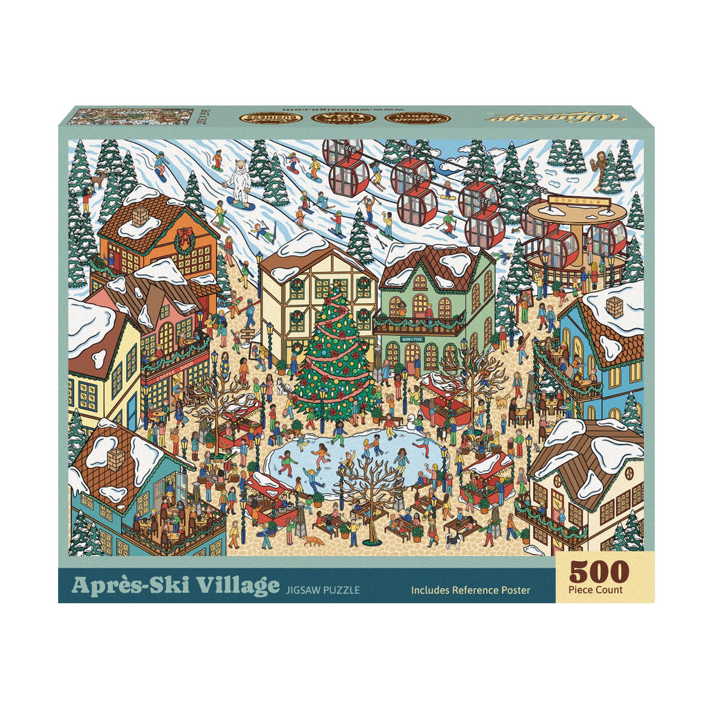 Après-Ski Village (500 Piece) Jigsaw Puzzle