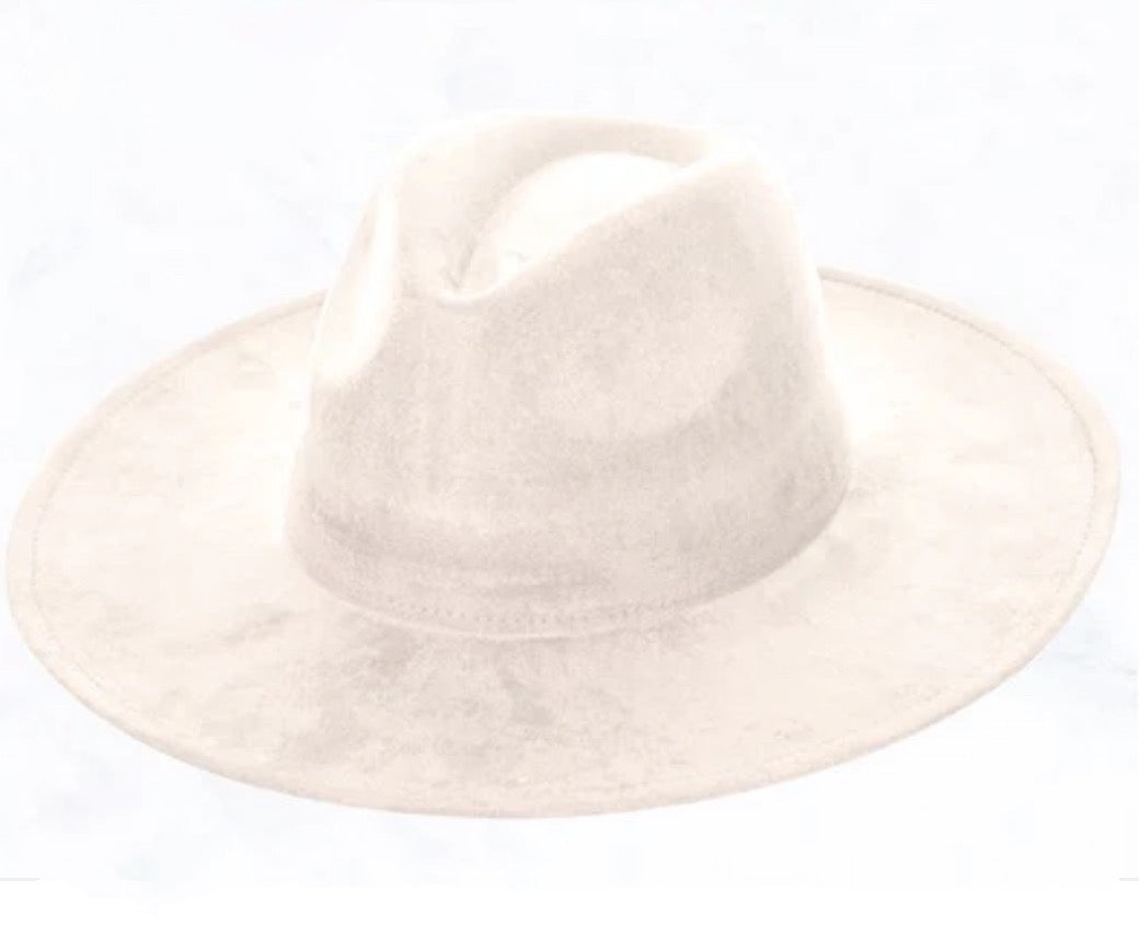 **Wide Genuine Leather Cognac Hat Band Only w/ Turq 954m