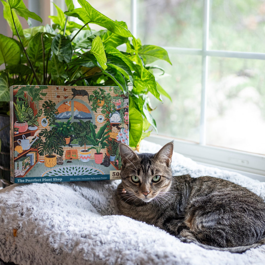 The Purrfect Plant Shop (500 Piece) Jigsaw Puzzle