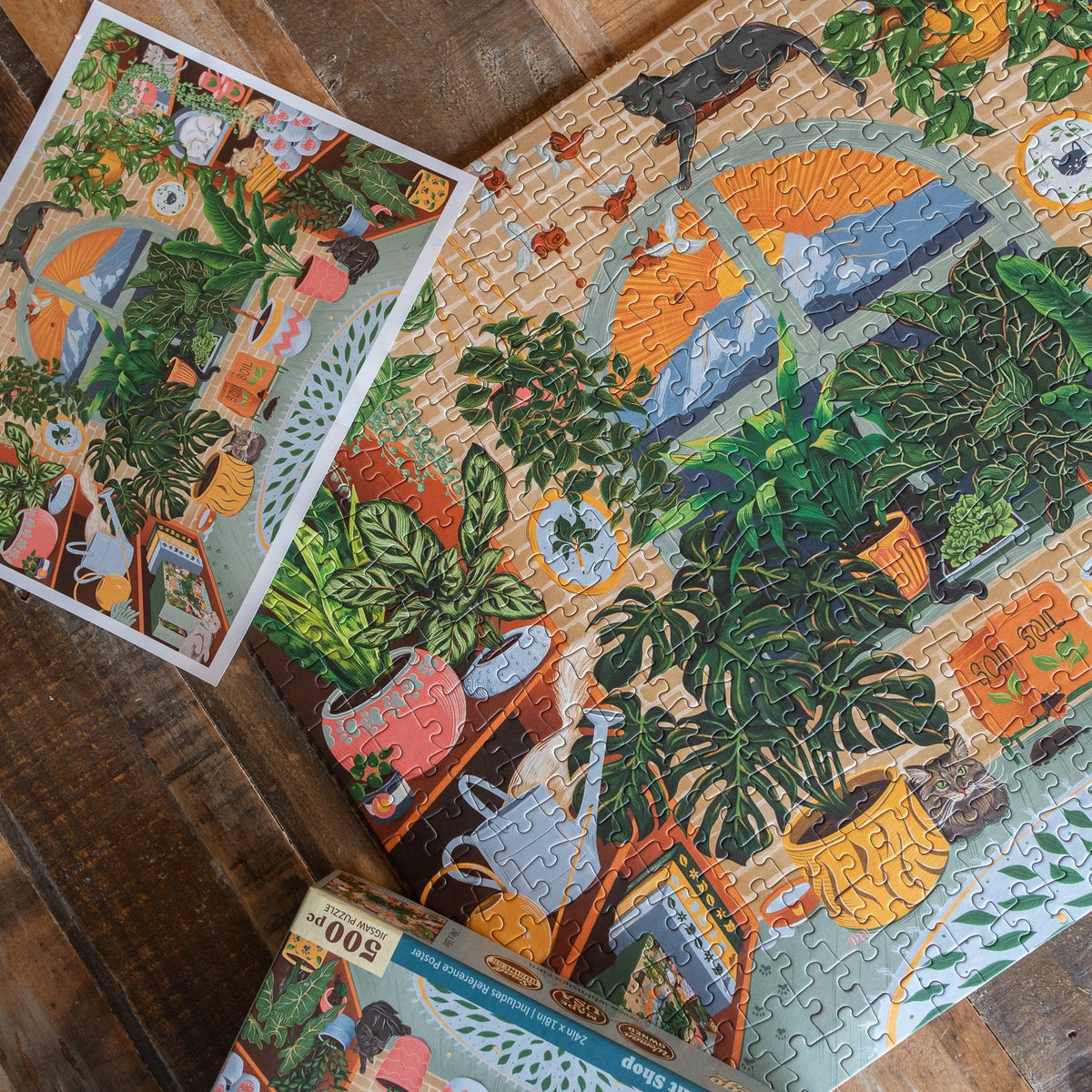 The Purrfect Plant Shop (500 Piece) Jigsaw Puzzle