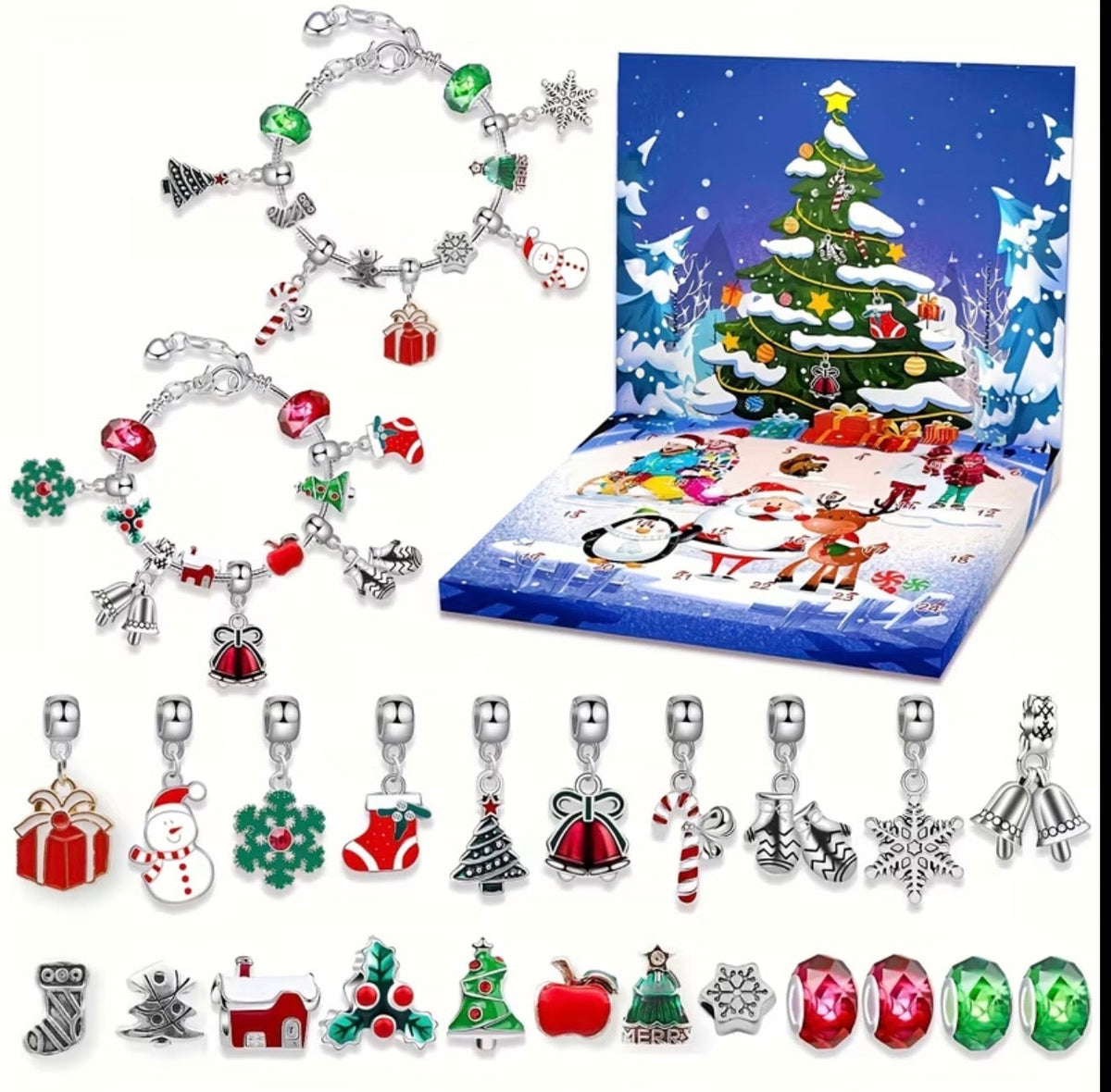 24-DAY CHRISTMAS JEWELRY ADVENT CALENDAR WITH SURPRISE GIFTS EVERYDAY | WHAT KEEPSAKE WILL YOU MAKE?