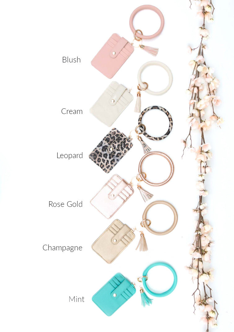 Key Ring Wallet Bracelet