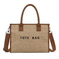 Clare Mixed Media Canvas Tote