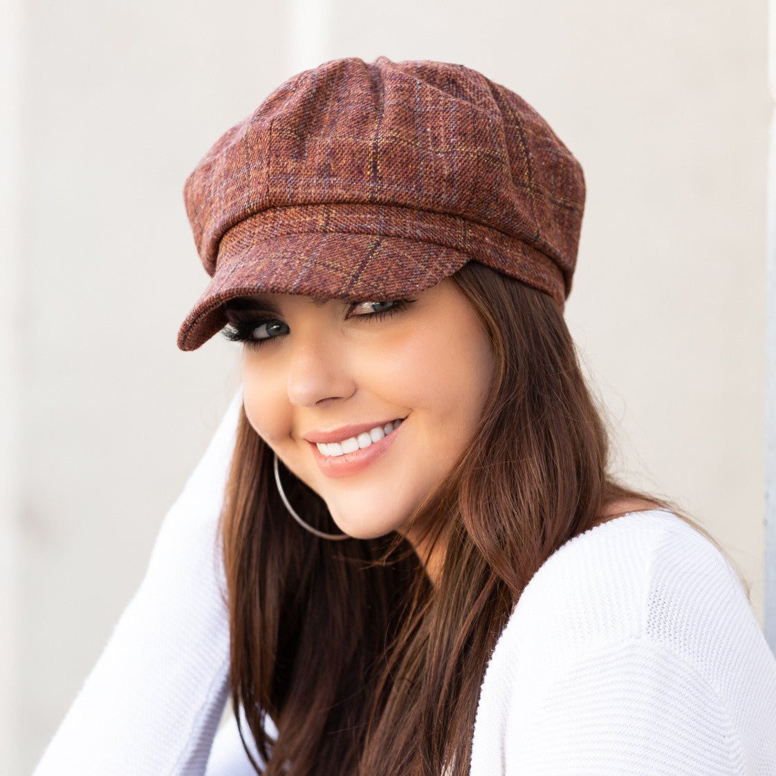 Tweed Newsboy Hats