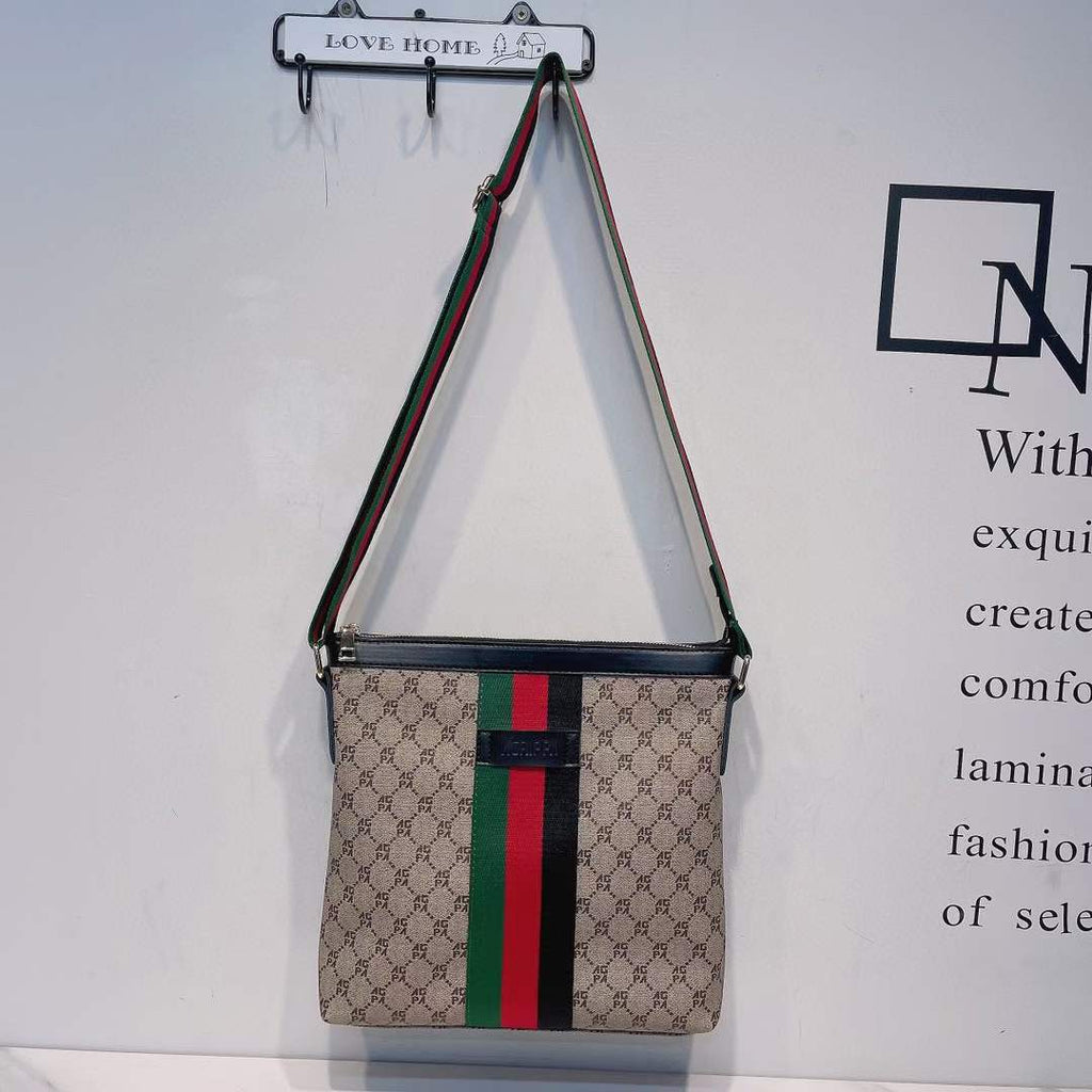 Women's & Men's Trendy Fashionable Letters Printed Simple Large Capacity Crossbody Bags