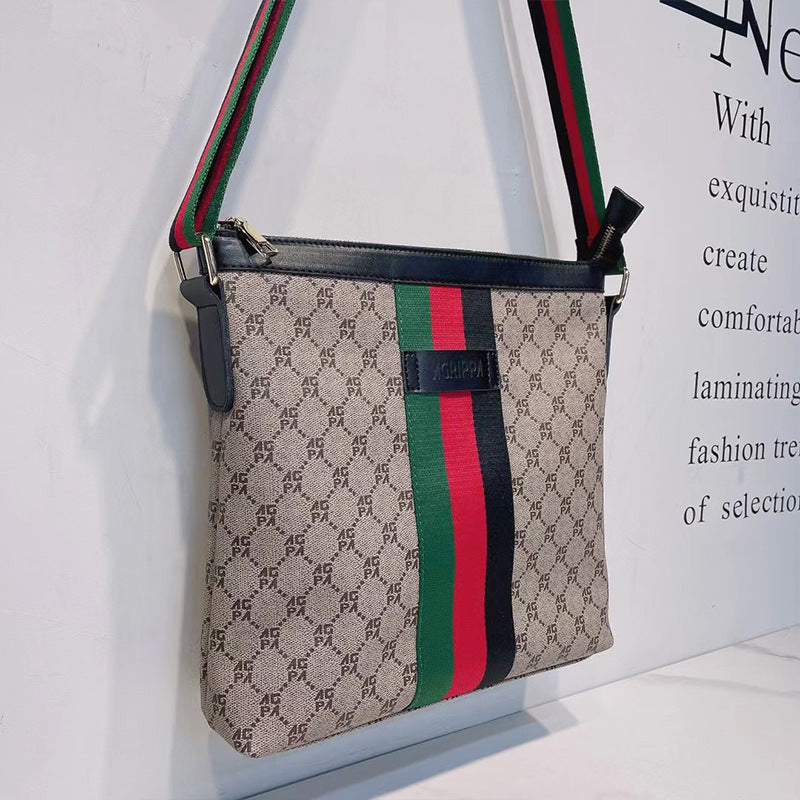 Women's & Men's Trendy Fashionable Letters Printed Simple Large Capacity Crossbody Bags