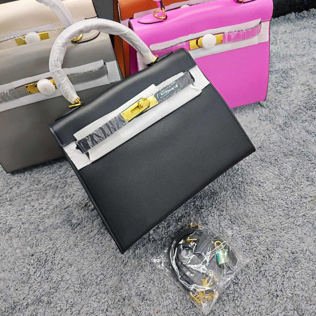 Layer Cowhide Kelly Large Capacity Female Fashion Handbags