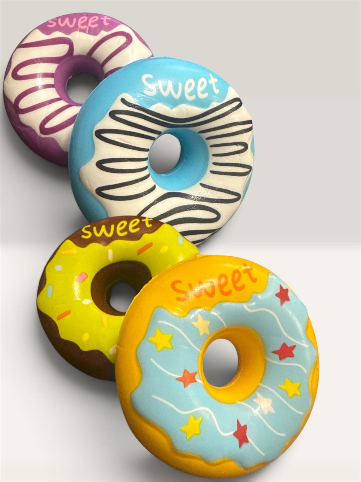 SQUISHY DONUT SENSORY TOYS FOR ALL AGES - MYSTERY COLOR WILL BE SENT