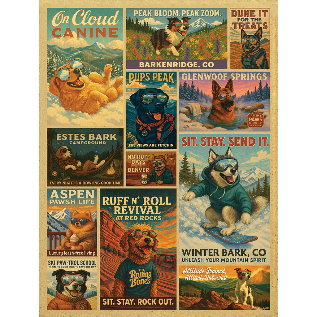 Howl If You Love Colorado Jigsaw Puzzle