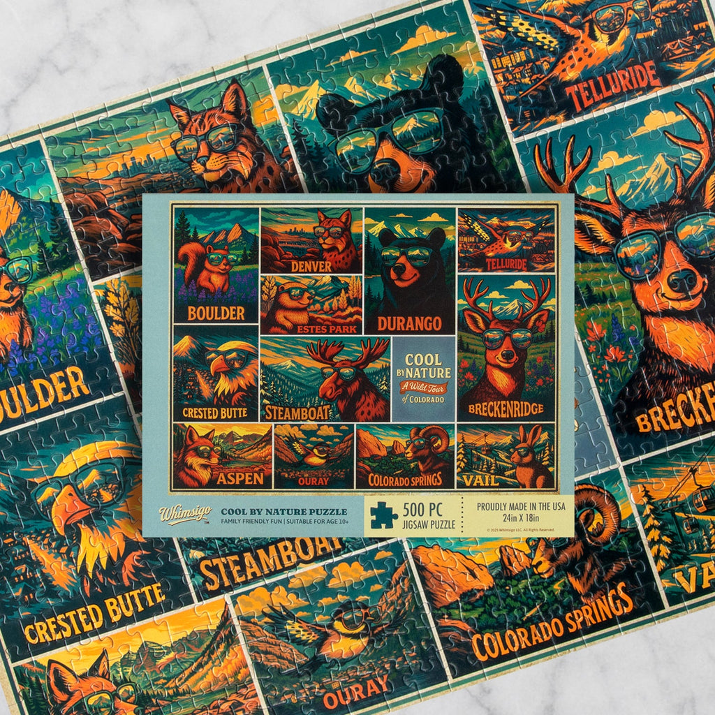 Cool By Nature: A Wild Tour of Colorado (500 Piece) Jigsaw Puzzle