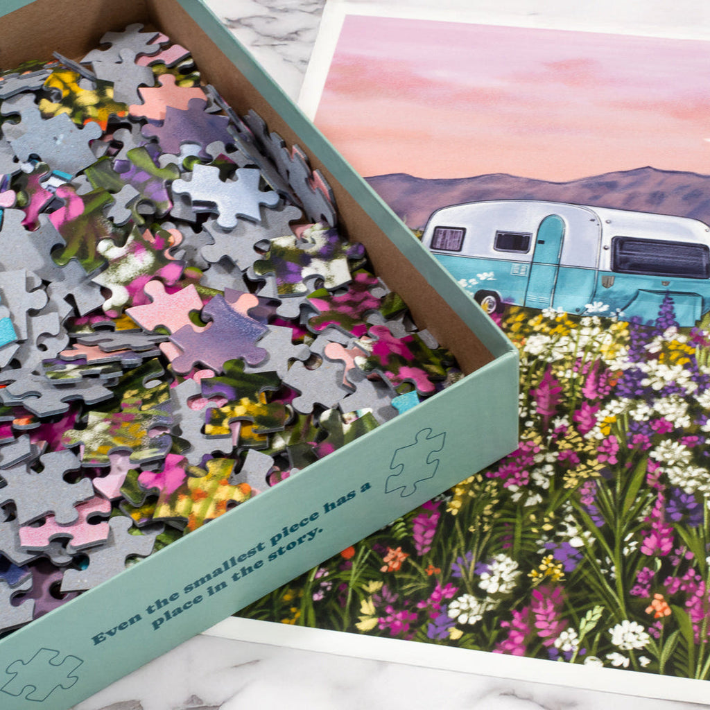 Wildflower Wanderlust (500 Piece) Jigsaw Puzzle
