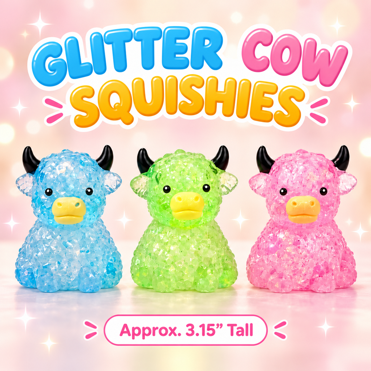 MYSTERY GLITTER COW SQUISHES | WHERE ARE THE HIGHLAND HEIFER LOVERS?