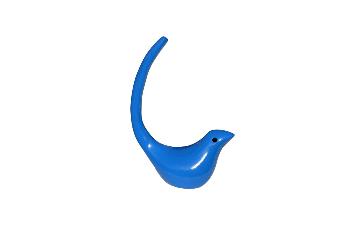 Vibhsa Gifts Bird Ring Holder Jewelry (Blue)