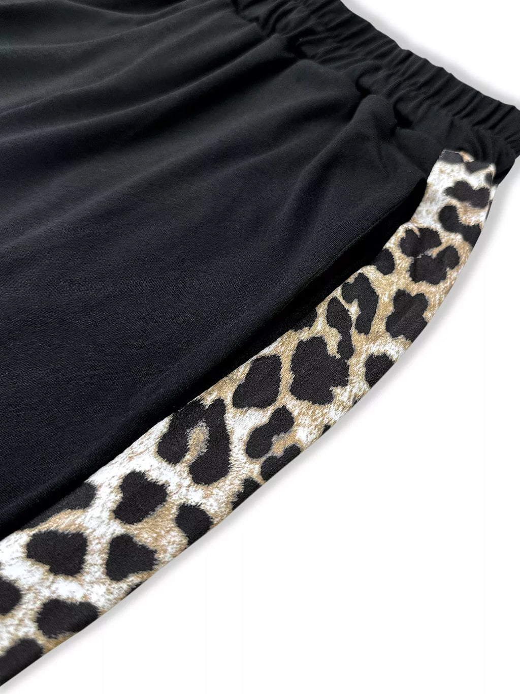 Leopard Print Top and Pants Set