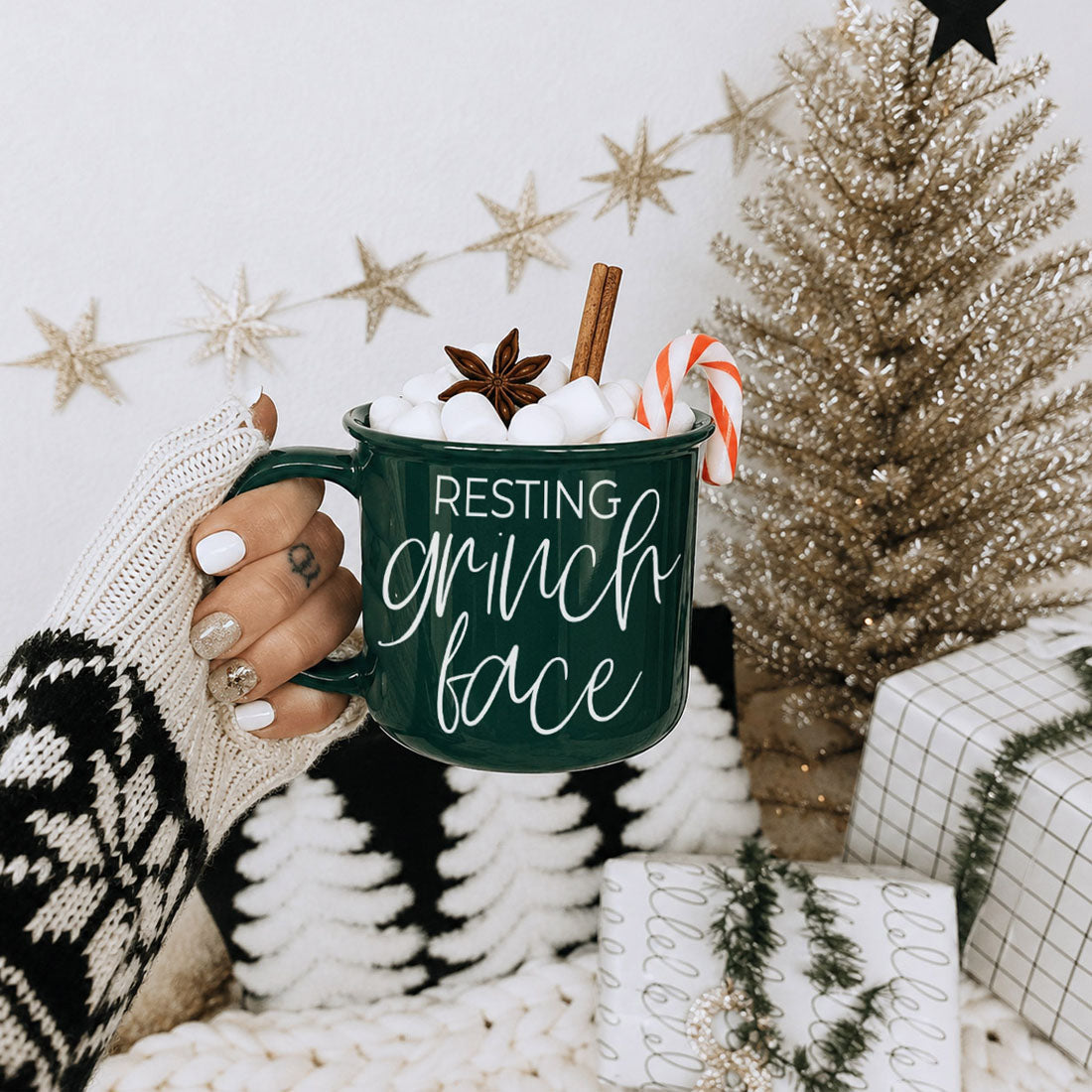 Grinch Face Mug