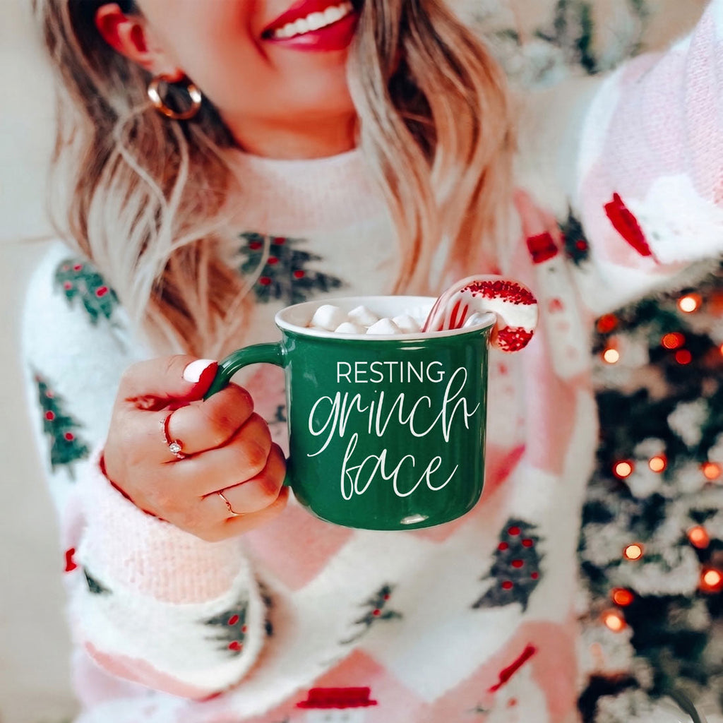 Grinch Face Mug