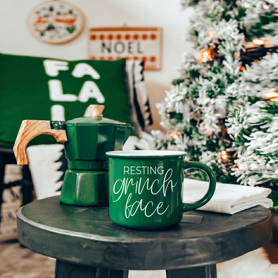 Grinch Face Mug