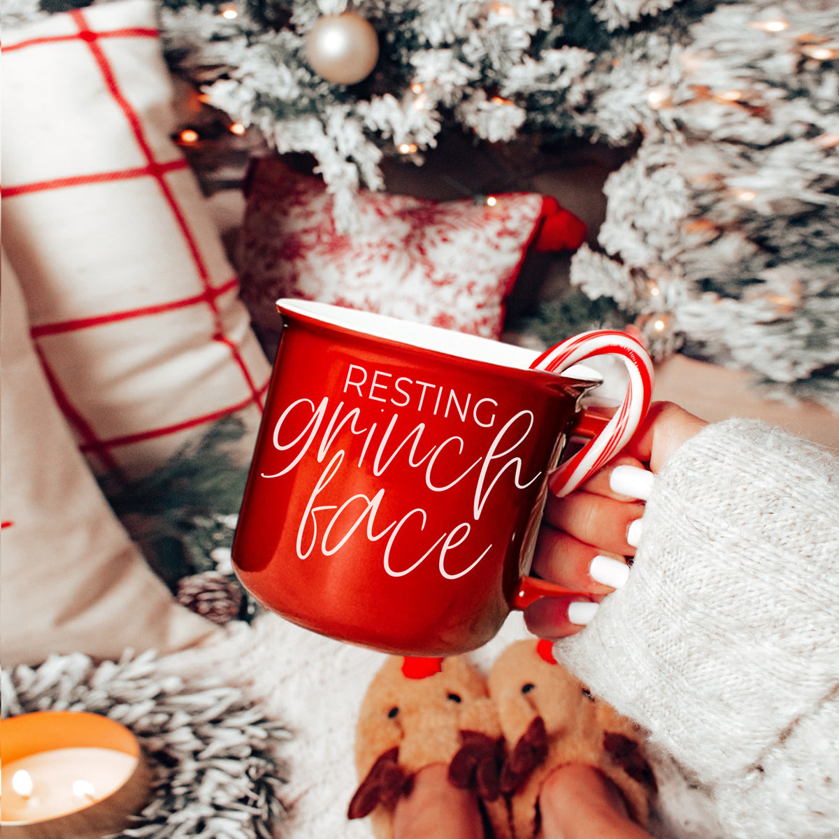 Grinch Face Mug