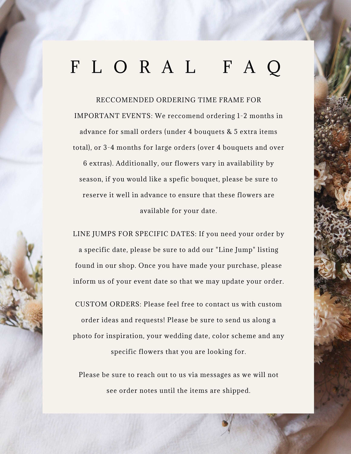Dried Flower Bouquet with Eucalyptus, Yarrow and Lavender Dried Bridal bouquet