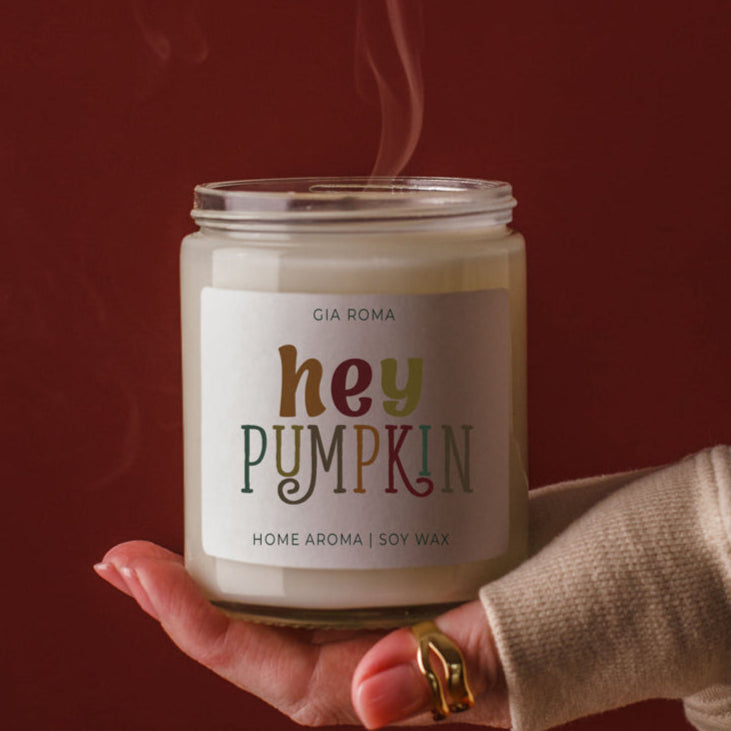 Baked Pumpkin Candle