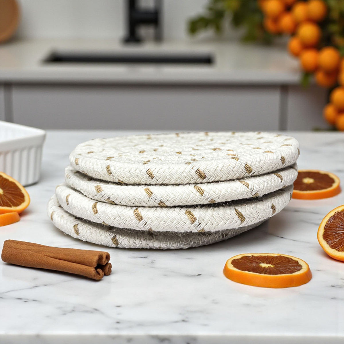 Fall Fabric Coasters